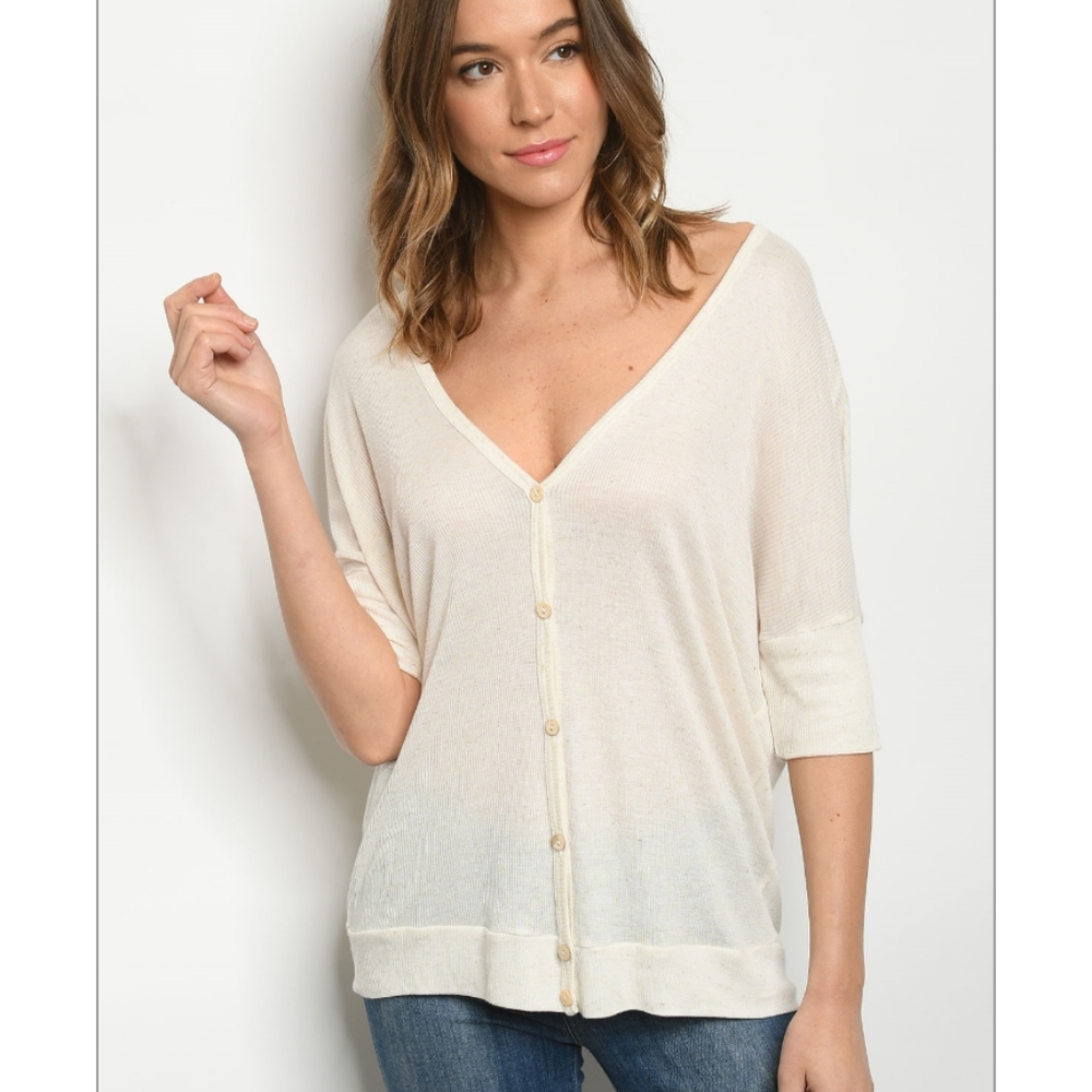 Oversized Rib Knit Cardigan